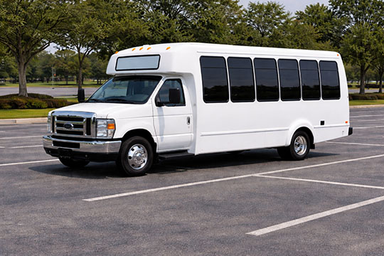 20-passenger minibus available for charter in Vacaville, CA